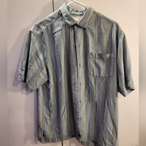 Tommy Bahama Mens Medium Silk Button Down Top